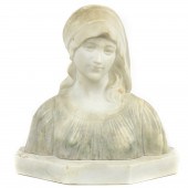 A CONTINENTAL MARBLE SCULPTURE
