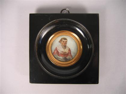 A Continental miniature portrait