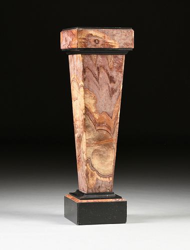 A CONTINENTAL MULTI MARBLE AND ONYX