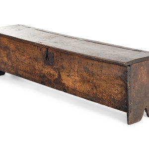 A Continental Oak Blanket Chest