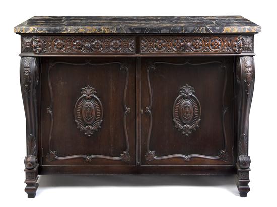 A Continental Oak Sideboard