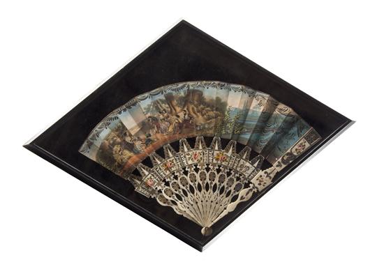 * A Continental Painted Fan
