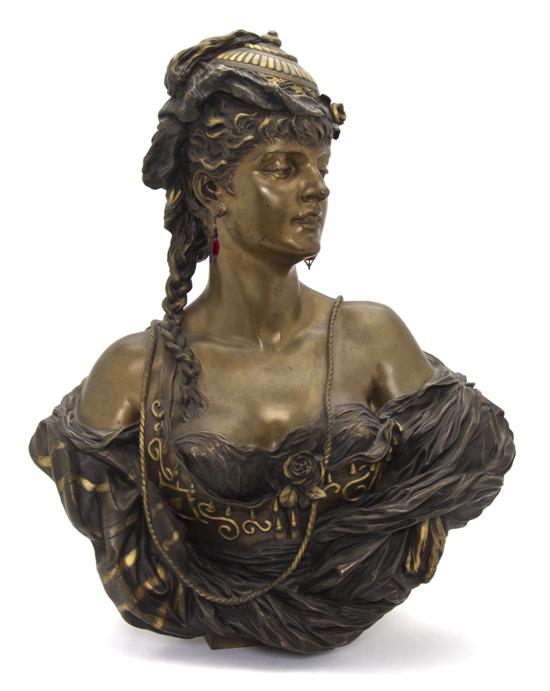 A Continental Parcel Gilt and