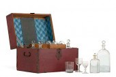 A CONTINENTAL PARCEL GILT GLAS