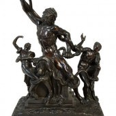 A Continental Patinated Bronze