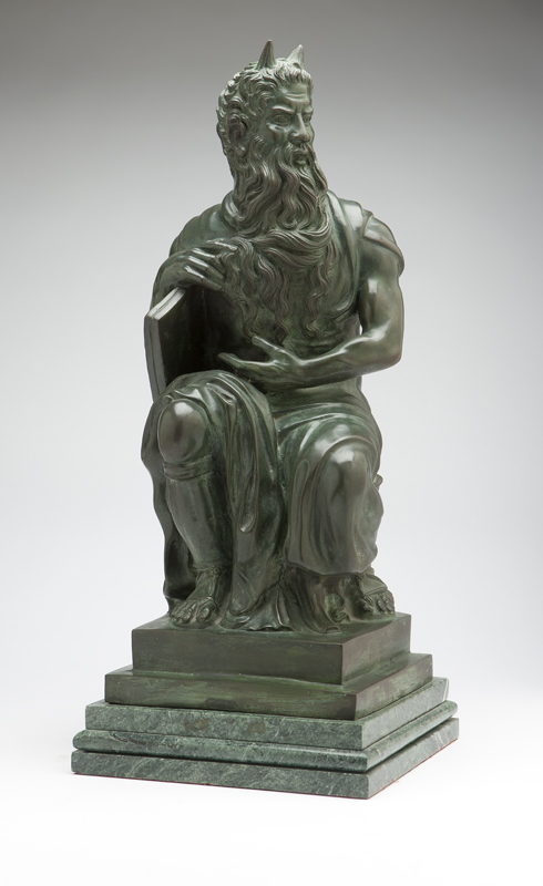 A Continental patinated bronze