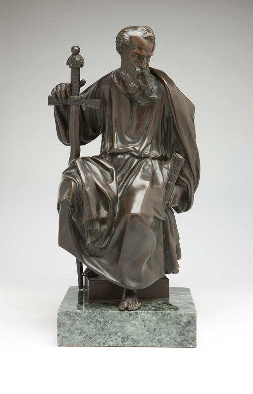 A Continental patinated bronze