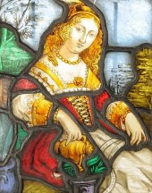 A CONTINENTAL POLYCHROME PAINT