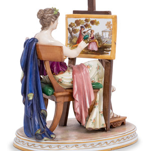A Continental Porcelain Allegorical