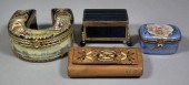 A Continental porcelain and gi