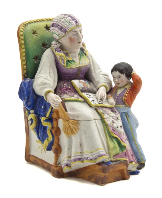 A Continental Porcelain Figural