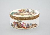 A Continental Porcelain Oval S