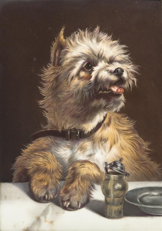 *A Continental Porcelain Plaque