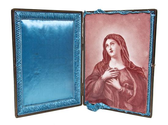A Continental Porcelain Plaque of