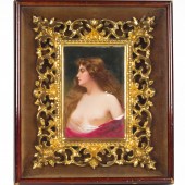 A CONTINENTAL PORCELAIN PLAQUE