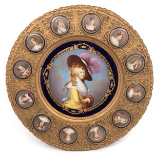 A Continental Porcelain Portrait
