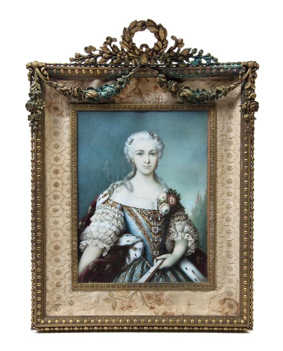 A Continental Portrait Painting