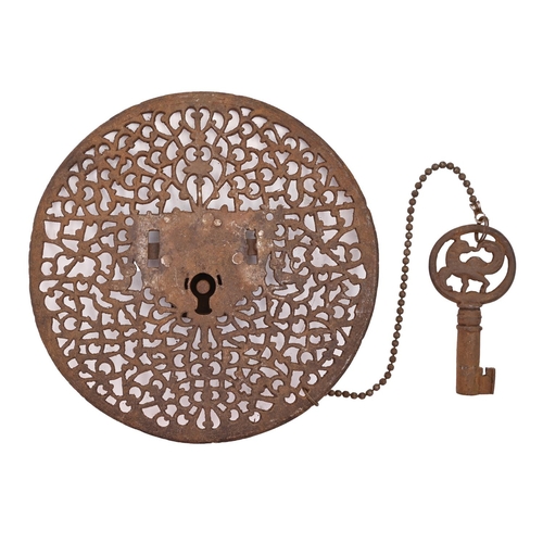 A Continental round pierced steel