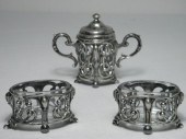 A continental silver and glass