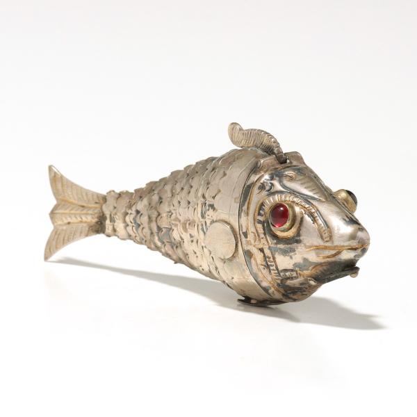 A CONTINENTAL SILVER ARTICULATED