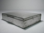 A continental silver box given