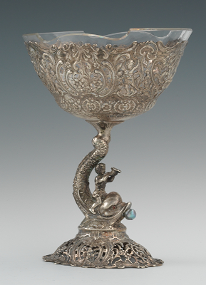 A Continental Silver Centerpiece