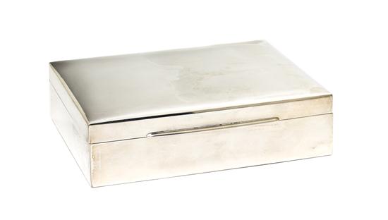 A Continental Silver Cigarette