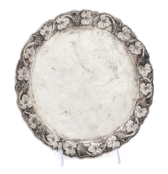 *A Continental Silver Plate of