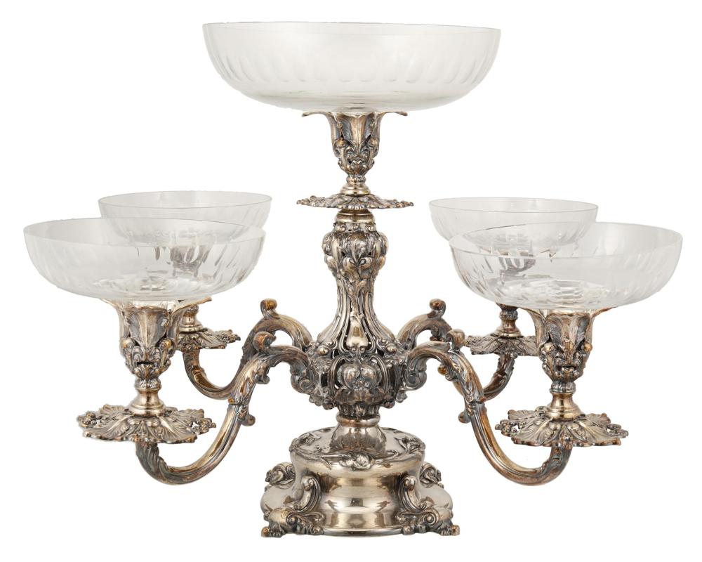 A CONTINENTAL SILVER-PLATED