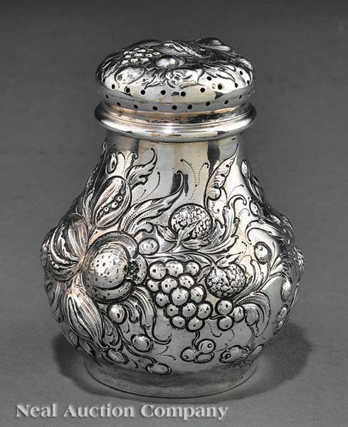 A Continental Silver Repoussé