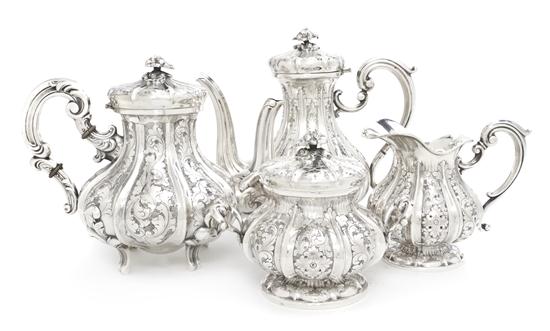 A Continental Silver Tea and Coffee