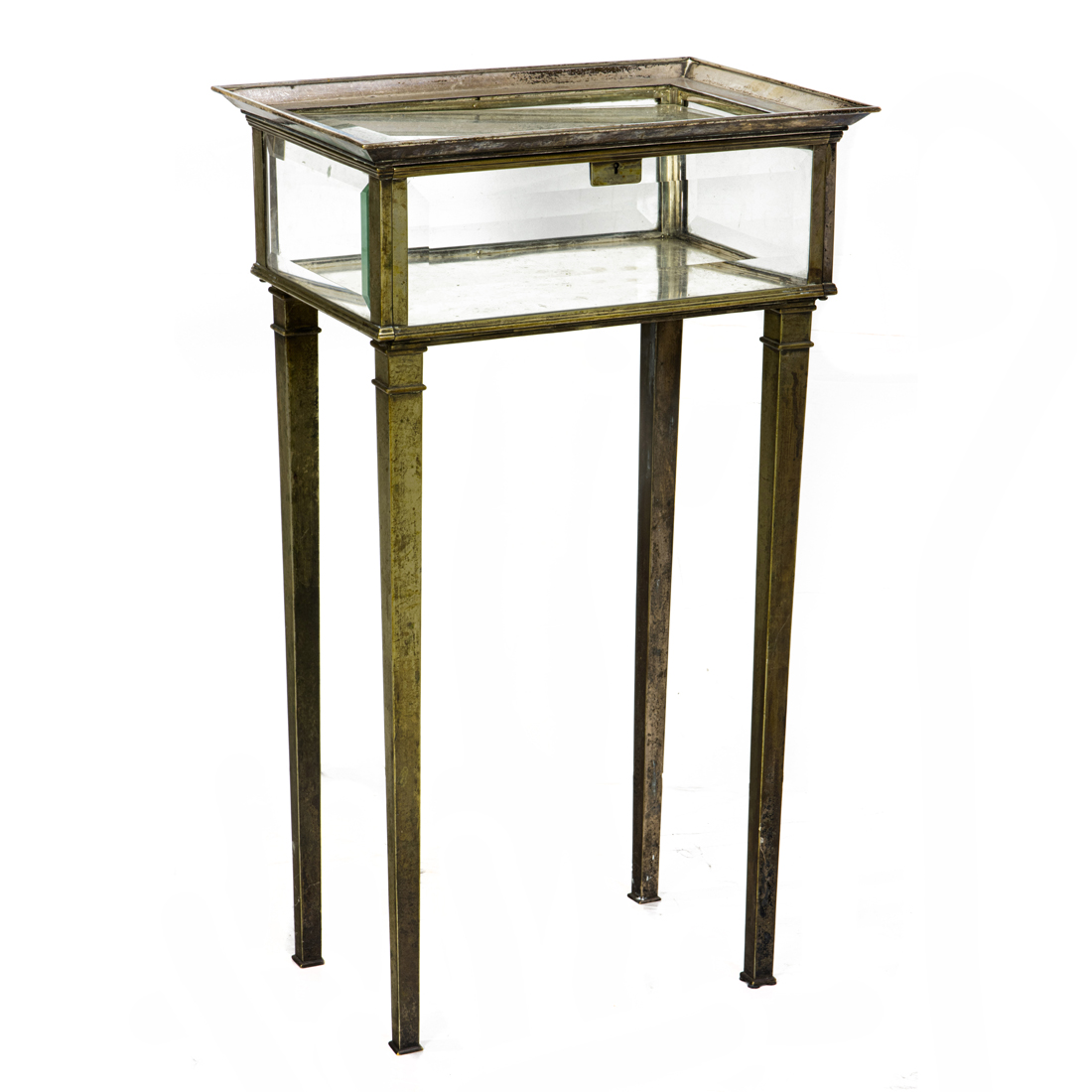 A CONTINENTAL SILVERED BRONZE