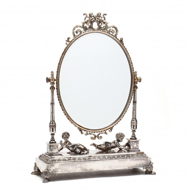 A CONTINENTAL SILVERPLATE FIGURAL