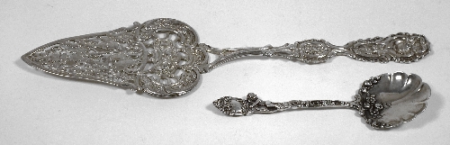 A Continental silvery metal cake