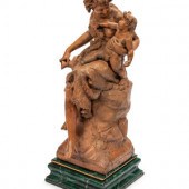 A Continental Terra Cotta Figu