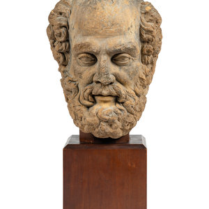 A Continental Terracotta Portrait