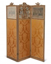 A CONTINENTAL THREE-PANEL ROOM