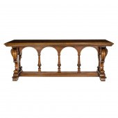 A CONTINENTAL TRESTLE TABLE A