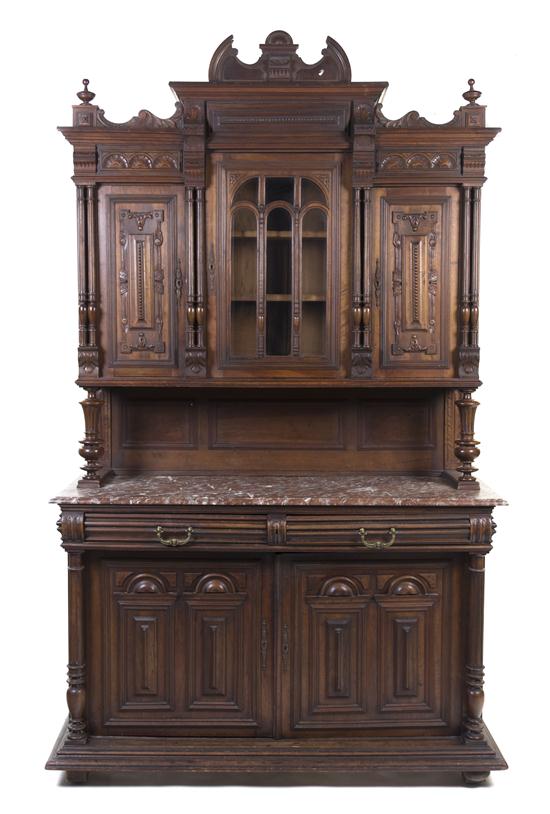 *A Continental Walnut Buffet Deux