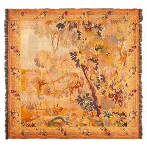 A Continental Wool Tapestry 19th