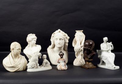 A Copeland parian bust of Oenone,