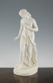 A Copeland Parian figure Musid