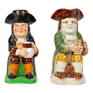 A Copeland Toby Jug with Cover