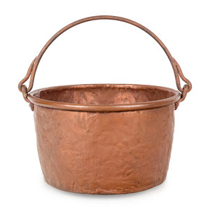A Copper Apple Butter Kettle 