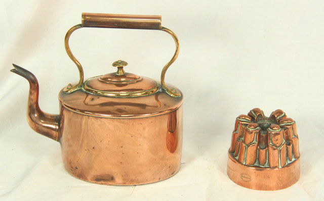 A copper jelly mould Temple and