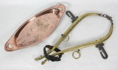 A copper tray by Joseph Sankey