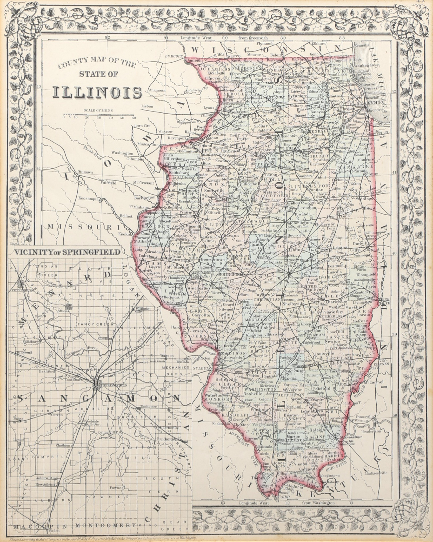 A copy of S. Augustus Mitchell's