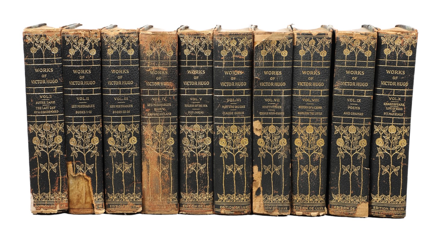 A copy of Works of Victor Hugo,