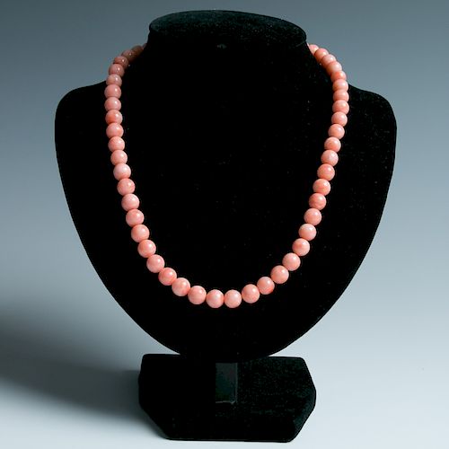 A CORAL NECKLACEDesigned as a