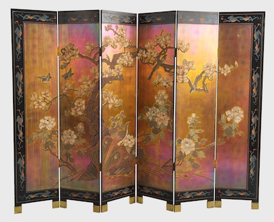 A Coromandel Floor Screen Each of